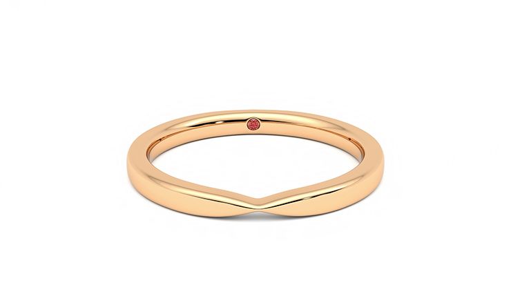 Taylor & Hart Lavender Wedding Ring 360 degree image 1
