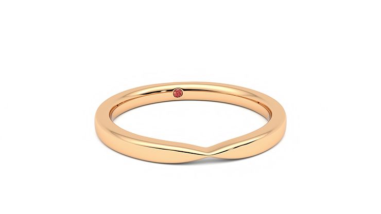 Taylor & Hart Lavender Wedding Ring 360 degree image 3