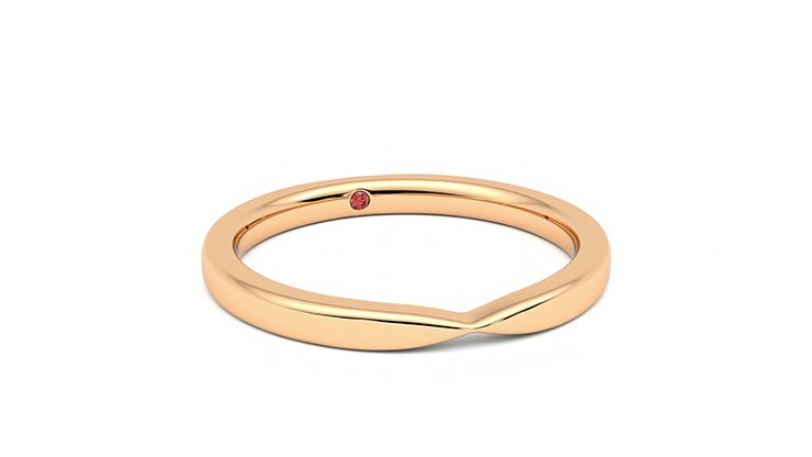 Taylor & Hart Lavender Wedding Ring 360 degree image 4