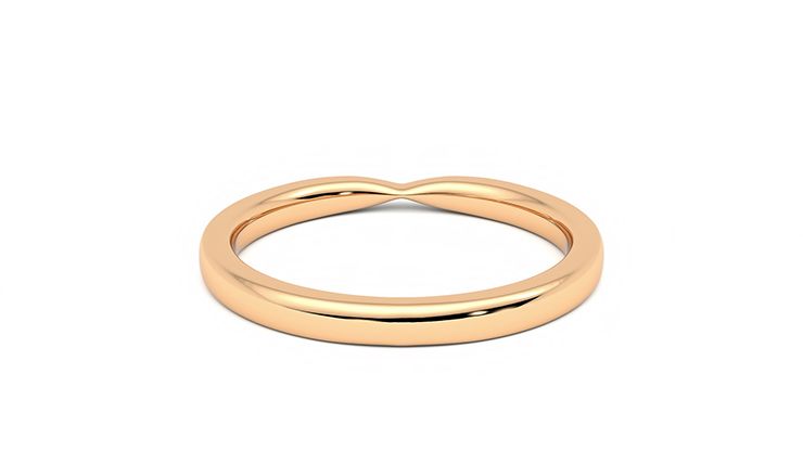 Taylor & Hart Lavender Wedding Ring 360 degree image 15