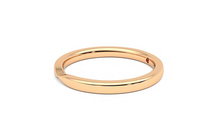 Taylor & Hart Lavender Wedding Ring 360 degree image 22