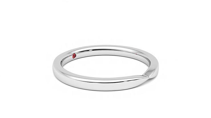 Taylor & Hart Lavender Wedding Ring 360 degree image 7