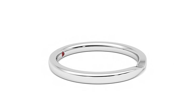 Taylor & Hart Lavender Wedding Ring 360 degree image 8