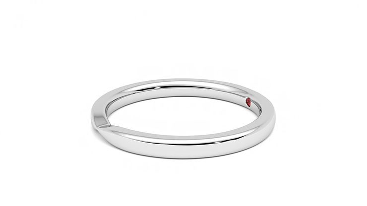 Taylor & Hart Lavender Wedding Ring 360 degree image 22