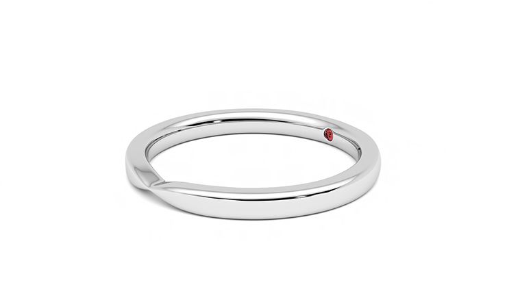 Taylor & Hart Lavender Wedding Ring 360 degree image 23