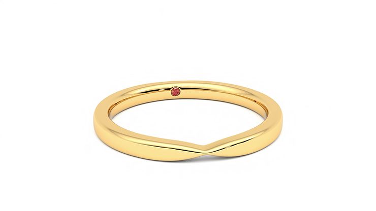 Taylor & Hart Lavender Wedding Ring 360 degree image 3