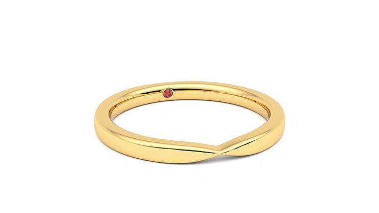 Taylor & Hart Lavender Wedding Ring 360 degree image 4