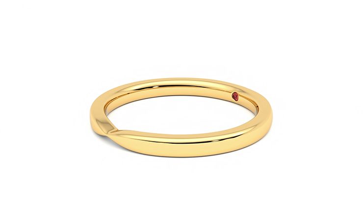 Taylor & Hart Lavender Wedding Ring 360 degree image 23