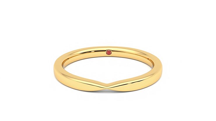 Taylor & Hart Lavender Wedding Ring 360 degree image 29