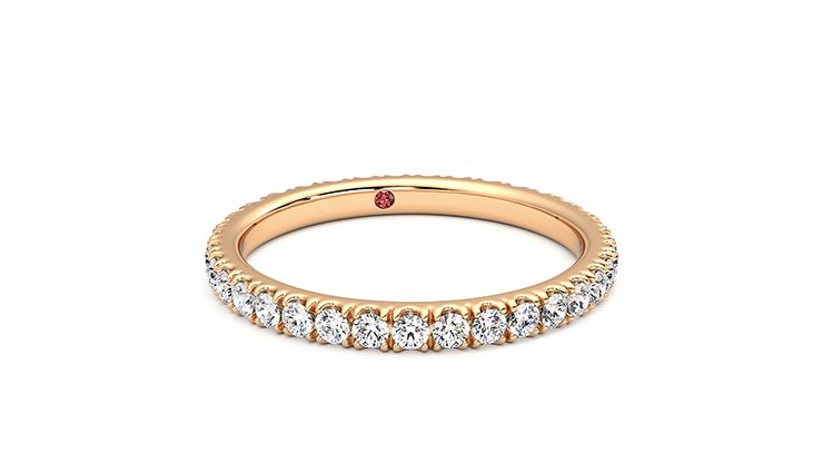 Taylor & Hart Lilac Wedding Ring 360 degree image 3