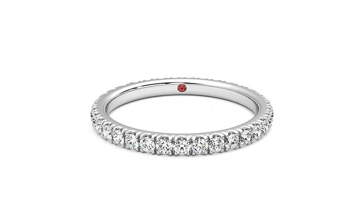 Taylor & Hart Lilac Wedding Ring 360 degree image 0