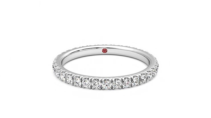 Taylor & Hart Lilac Wedding Ring 360 degree image 1
