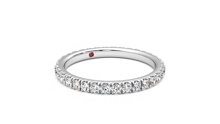 Taylor & Hart Lilac Wedding Ring 360 degree image 5