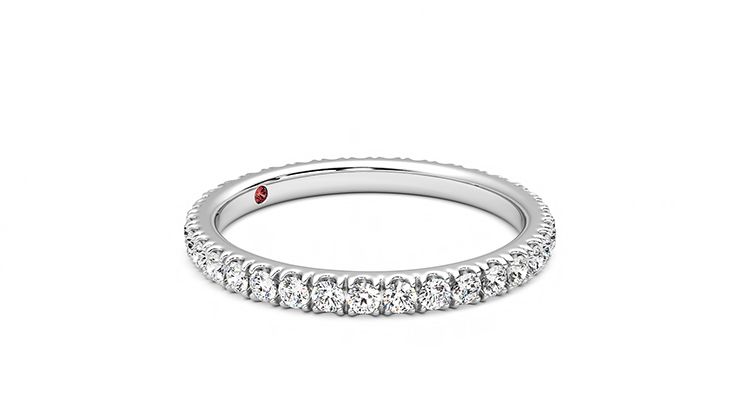Taylor & Hart Lilac Wedding Ring 360 degree image 7