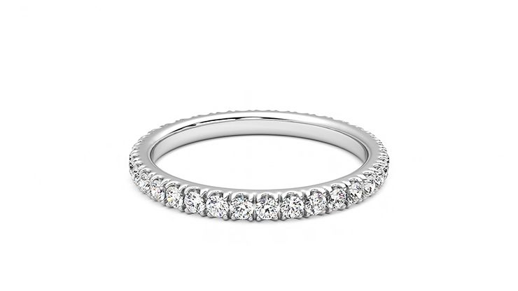 Taylor & Hart Lilac Wedding Ring 360 degree image 12