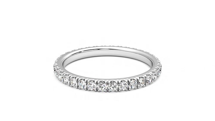 Taylor & Hart Lilac Wedding Ring 360 degree image 15