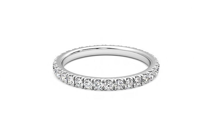 Taylor & Hart Lilac Wedding Ring 360 degree image 16