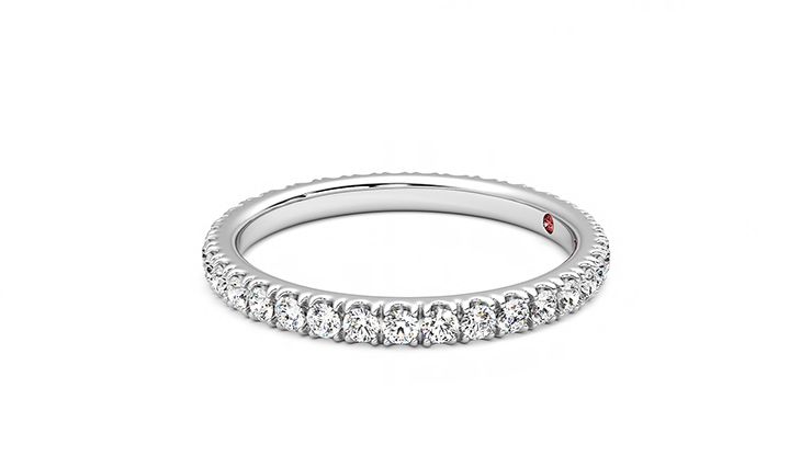 Taylor & Hart Lilac Wedding Ring 360 degree image 22