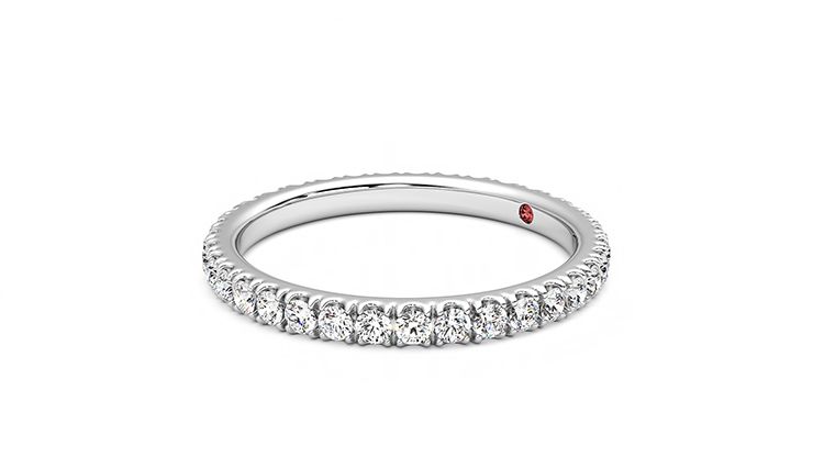 Taylor & Hart Lilac Wedding Ring 360 degree image 23