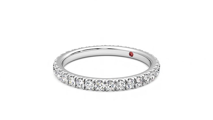 Taylor & Hart Lilac Wedding Ring 360 degree image 24