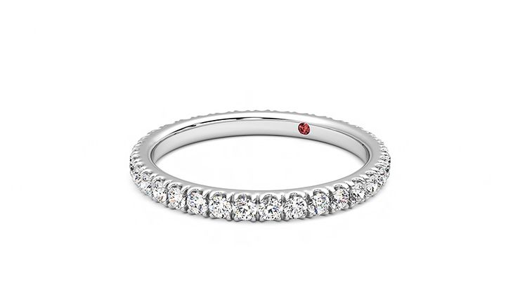Taylor & Hart Lilac Wedding Ring 360 degree image 25