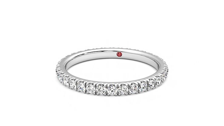 Taylor & Hart Lilac Wedding Ring 360 degree image 27