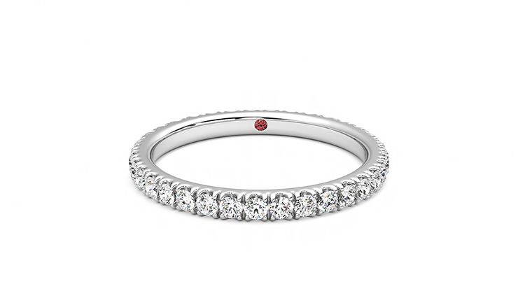 Taylor & Hart Lilac Wedding Ring 360 degree image 29