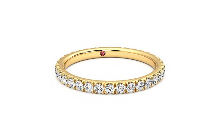 Taylor & Hart Lilac Wedding Ring 360 degree image 3