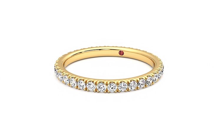 Taylor & Hart Lilac Wedding Ring 360 degree image 26