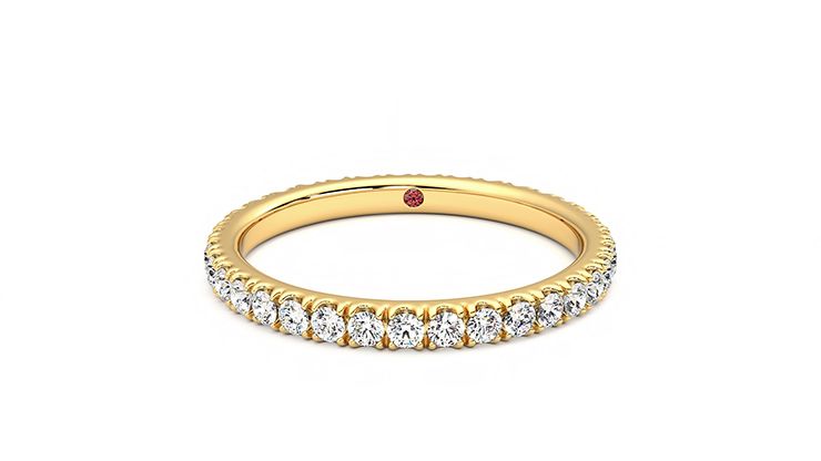 Taylor & Hart Lilac Wedding Ring 360 degree image 29
