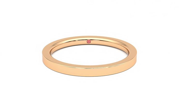 Taylor & Hart Linden Wedding Ring 360 degree image 1