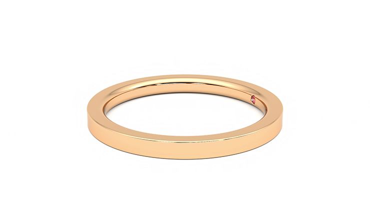 Taylor & Hart Linden Wedding Ring 360 degree image 22