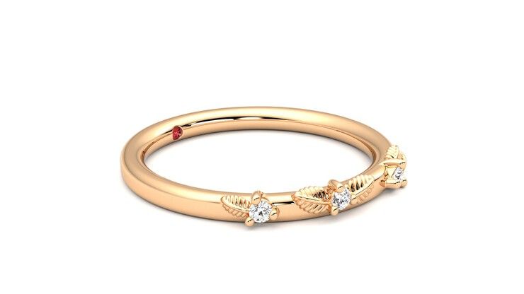 Taylor & Hart Lorierre Wedding Ring 360 degree image 7