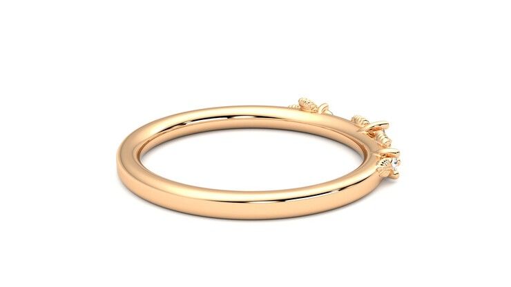 Taylor & Hart Lorierre Wedding Ring 360 degree image 12