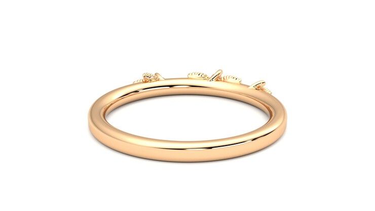 Taylor & Hart Lorierre Wedding Ring 360 degree image 15