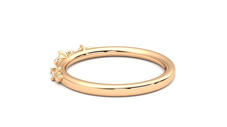 Taylor & Hart Lorierre Wedding Ring 360 degree image 20
