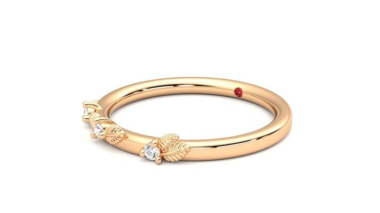 Taylor & Hart Lorierre Wedding Ring 360 degree image 24
