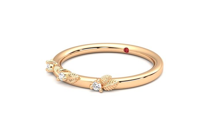 Taylor & Hart Lorierre Wedding Ring 360 degree image 25