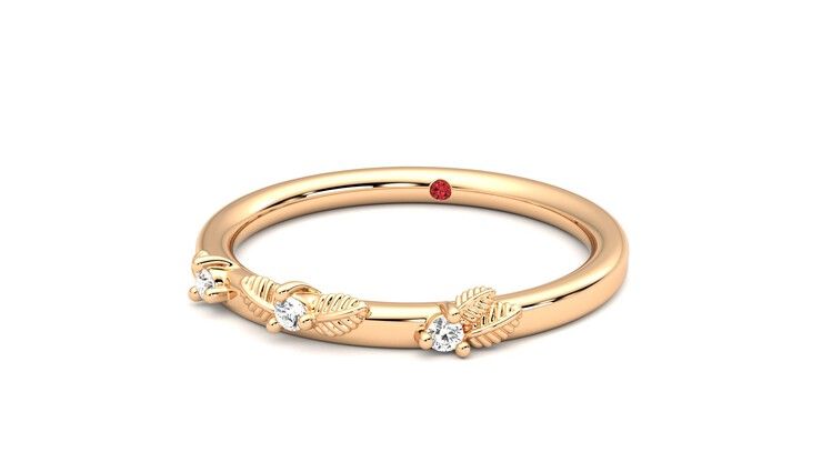 Taylor & Hart Lorierre Wedding Ring 360 degree image 27
