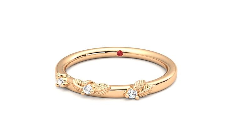 Taylor & Hart Lorierre Wedding Ring 360 degree image 28