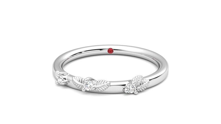 Taylor & Hart Lorierre Wedding Ring 360 degree image 0