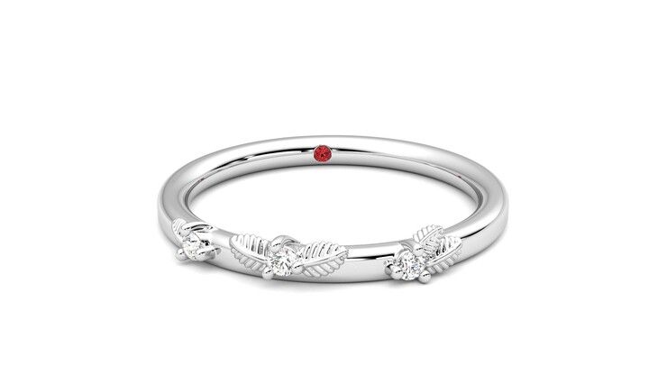 Taylor & Hart Lorierre Wedding Ring 360 degree image 2