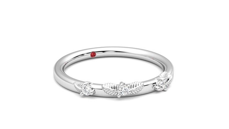 Taylor & Hart Lorierre Wedding Ring 360 degree image 5