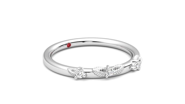 Taylor & Hart Lorierre Wedding Ring 360 degree image 6