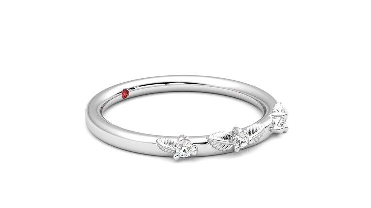 Taylor & Hart Lorierre Wedding Ring 360 degree image 7
