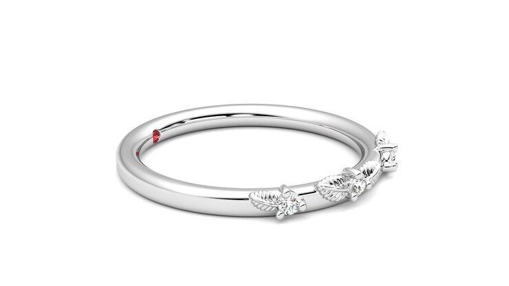 Taylor & Hart Lorierre Wedding Ring 360 degree image 8