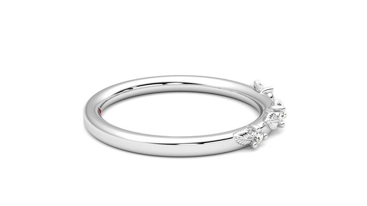 Taylor & Hart Lorierre Wedding Ring 360 degree image 10