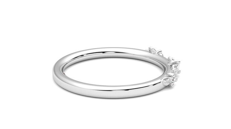 Taylor & Hart Lorierre Wedding Ring 360 degree image 11