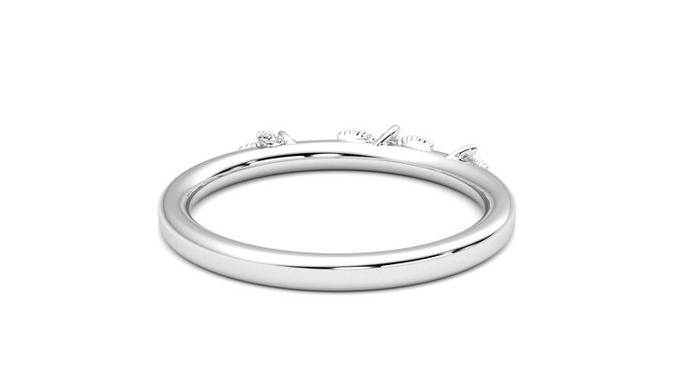 Taylor & Hart Lorierre Wedding Ring 360 degree image 15