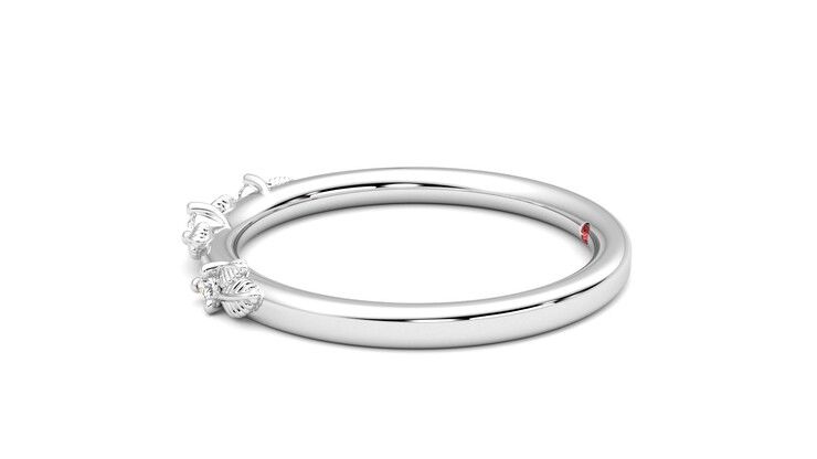 Taylor & Hart Lorierre Wedding Ring 360 degree image 21